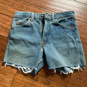 Vintage Levi cutoffs